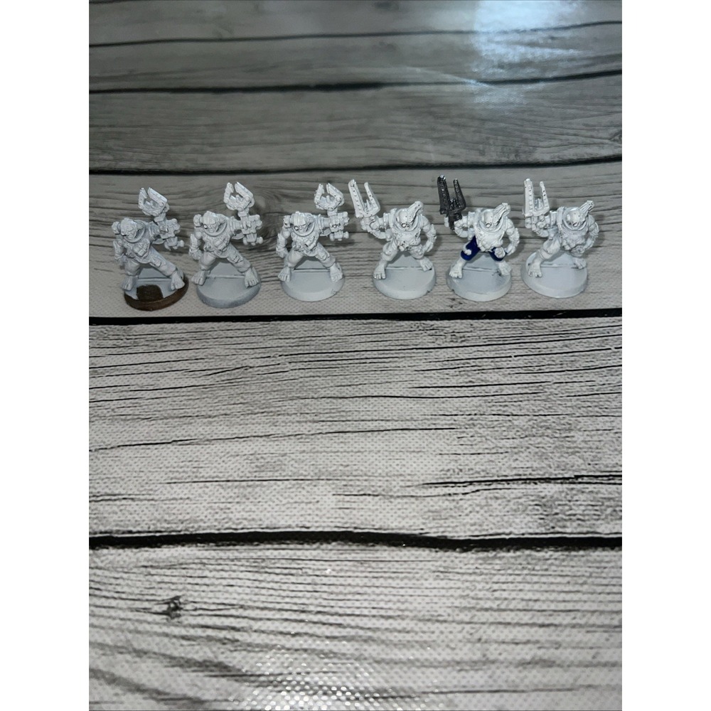 6 Games Workshop Warhammer 40k Space Marines Servitor Servitors Imperial Metal